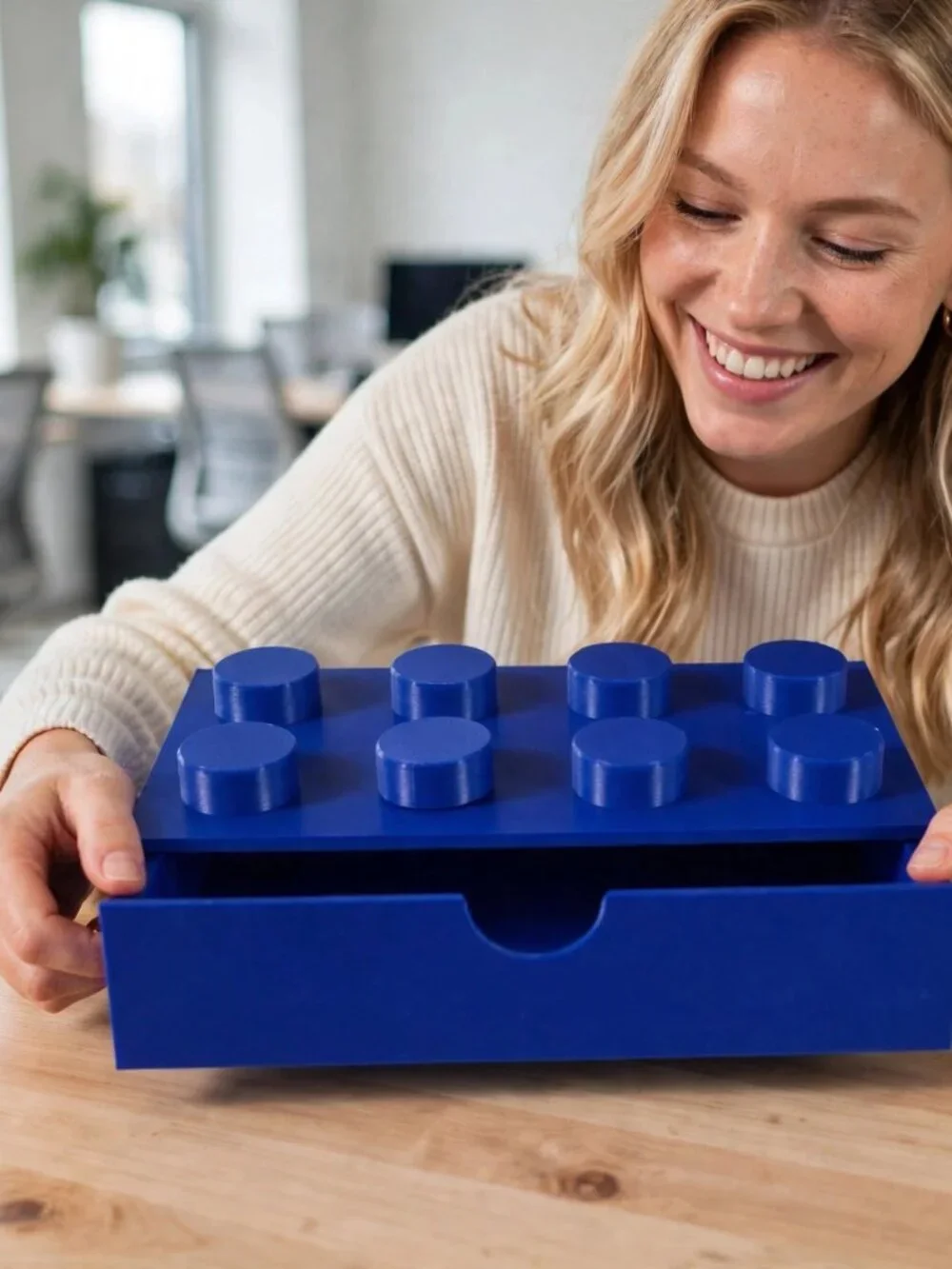 Drawer Organizer, Desktop Storage Box, Office Caddy for Home, Desk & School Use